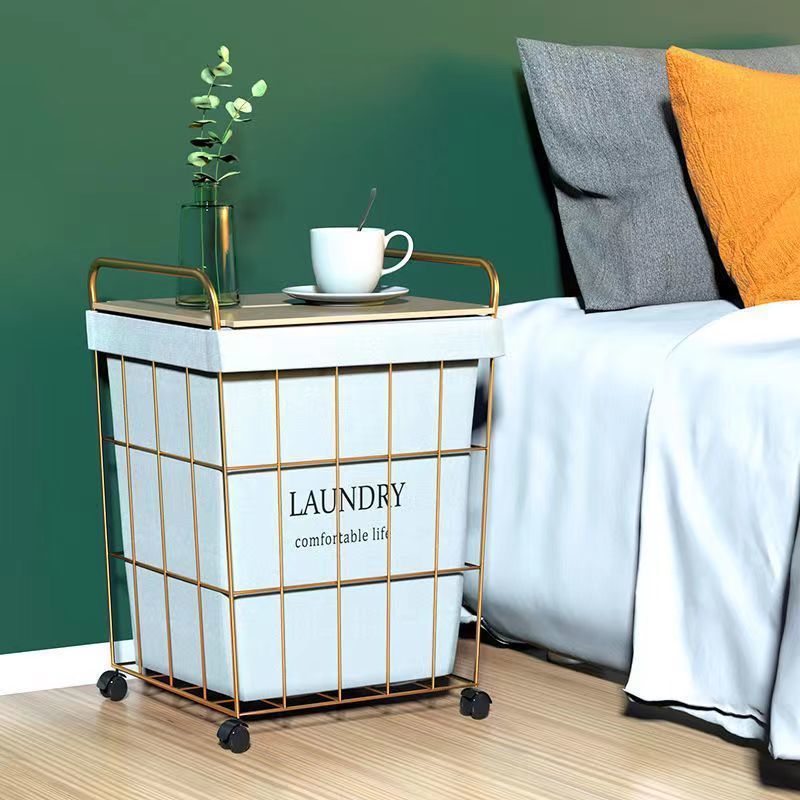 Dirty clothes basket household dirty clothes storage basket, luxury and trendy style, for storing clothes, storage basket, laundry basket, dirty clothes drum