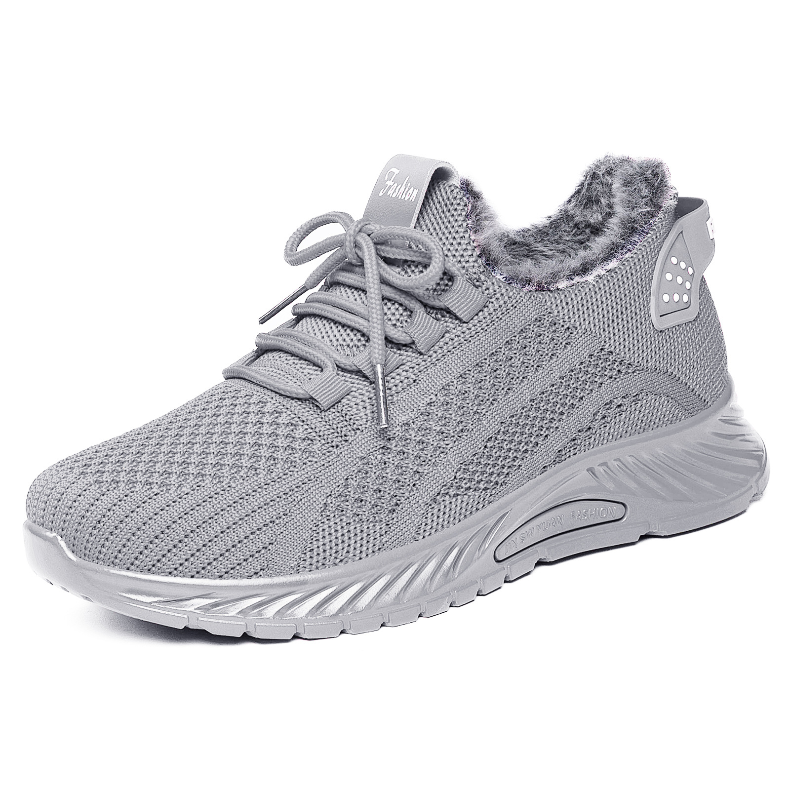 Zapatos de algodón de mujer transfronterizos TEMU más terciopelo grueso calzado de mujer calentamiento ligero y cómodo zapatos casuales al aire libre zapatos de caminar