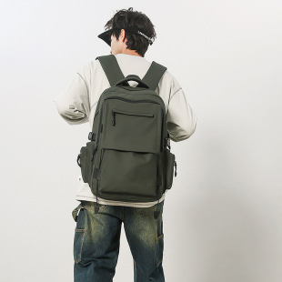 Bag Men's Casual Waterproof Travel Computer Bag Large Capacity Backpack Senior high school Junior High School Student Schoolbag Men's Bag