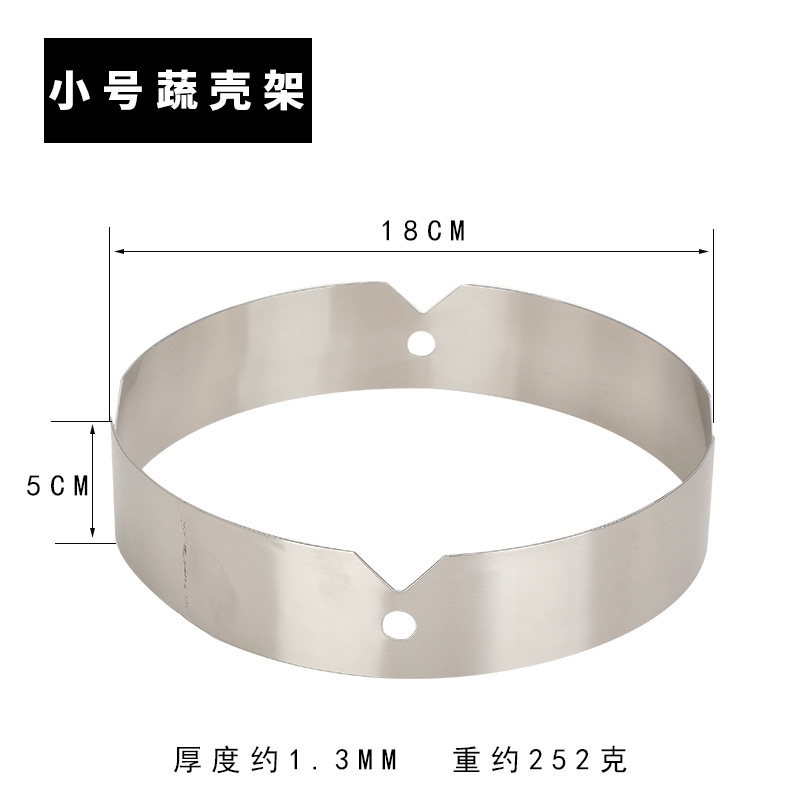 ステンレスの鍋の棚のスプーンの棚の円形の台所は厚い鍋のマットの断熱のマットを厚くします。|undefined