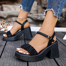 Y 67836 Summer Square Toe Sandals ���|��Ь ���R�d�W���羳��