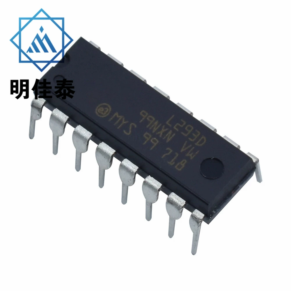 Разъем L293D DIP16 ST PMIC - контроллер двигателя и вентилятора, привод