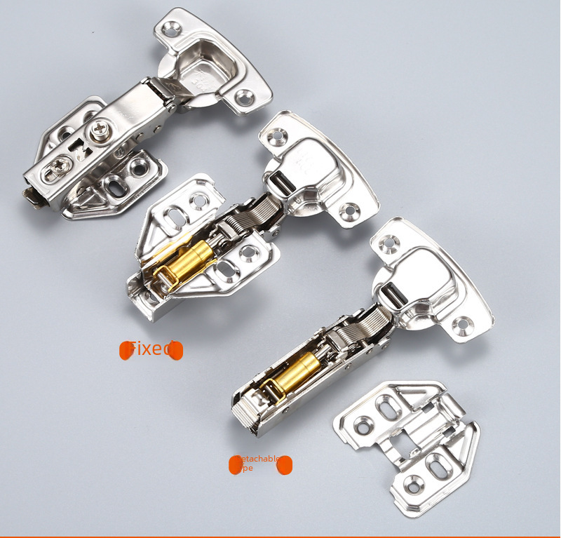 304 stainless steel hinge cabinet wardrobe door buffer hydraulic damping spring hinge furniture hardware accessories wholesale