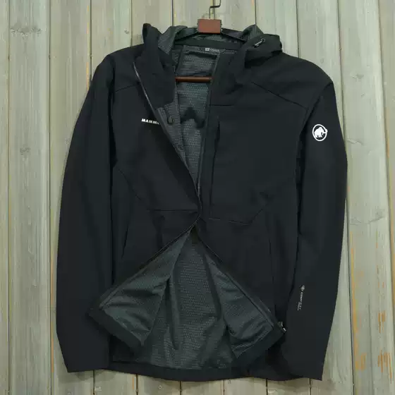 Xiangjia Men's Outdoor Softshell Jacket Fall Winter New Water-Resistant Windproof Breathable Hooded Fleece-Lined Coat Trendy