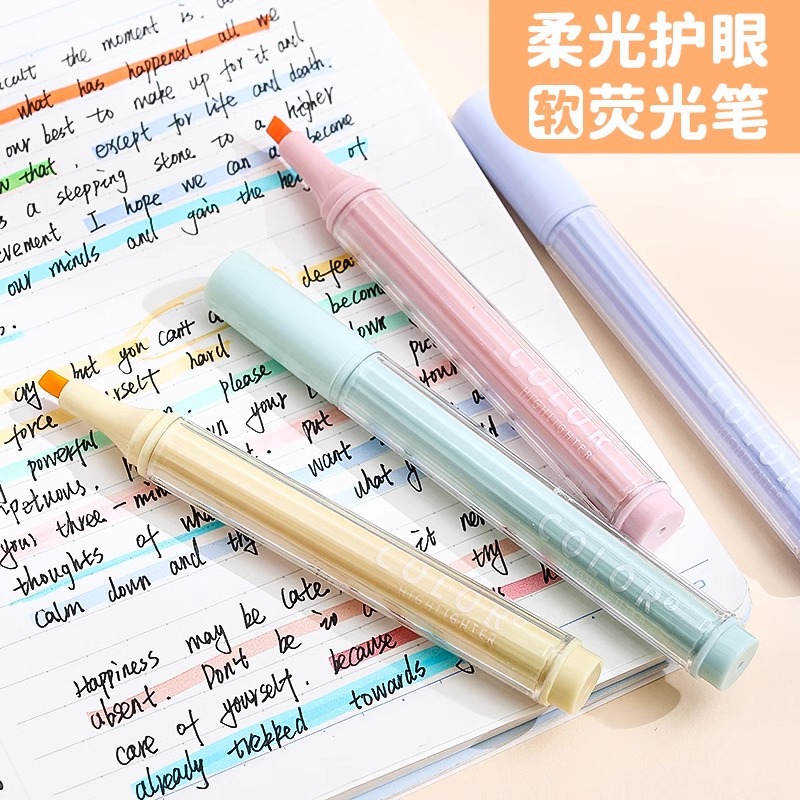 Blue fruit eye protection highlighter high appearance to take notes…
