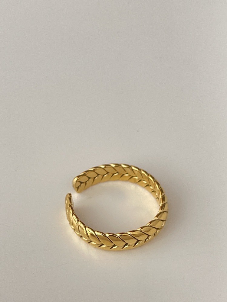 Anillo de circonita de perlas de viento ins, nicho femenino, sentido de alta gama, simple y ligero, anillo de novia de lujo, anillo de apertura de temperamento al por mayor