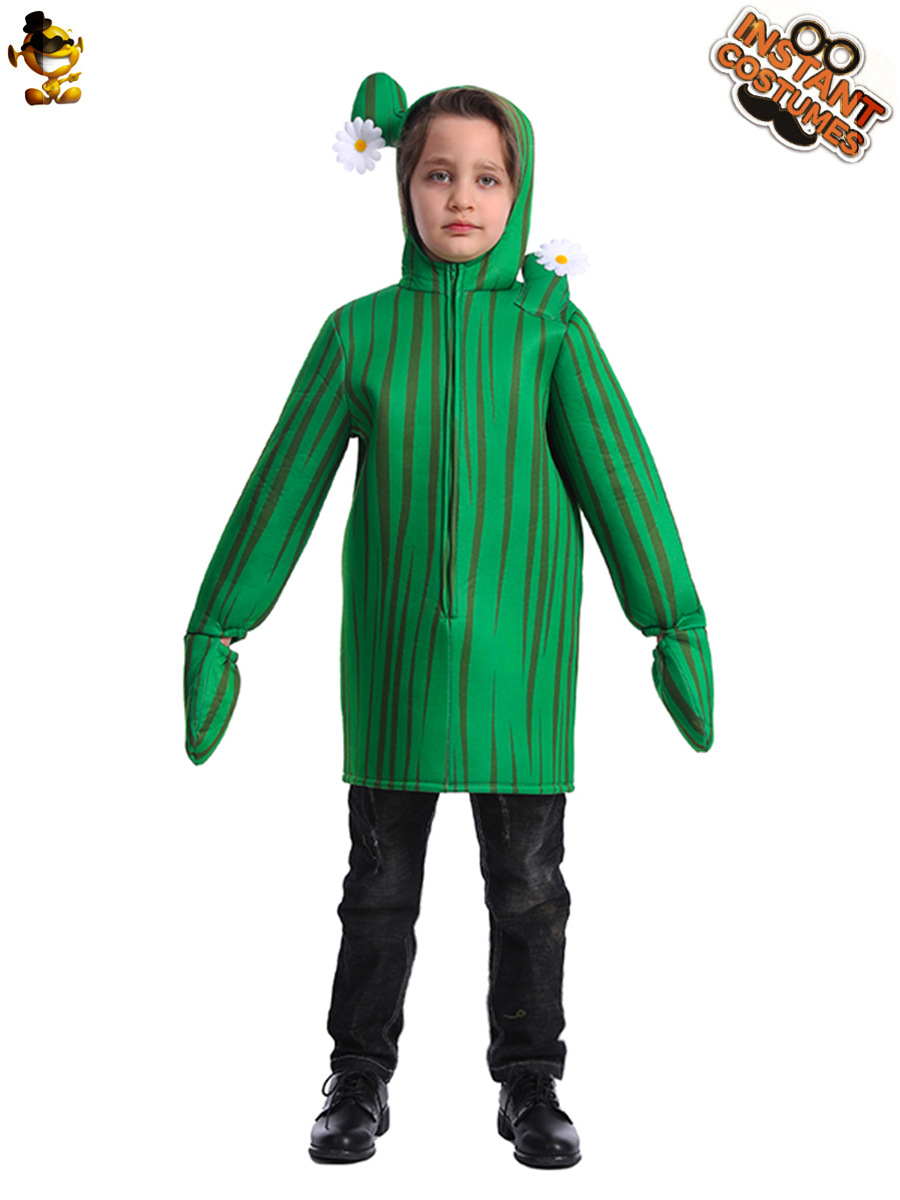 Traje de los niños divertido cactus mono fiesta carnaval Cosplay juego traje 61 traje de la etapa creativa