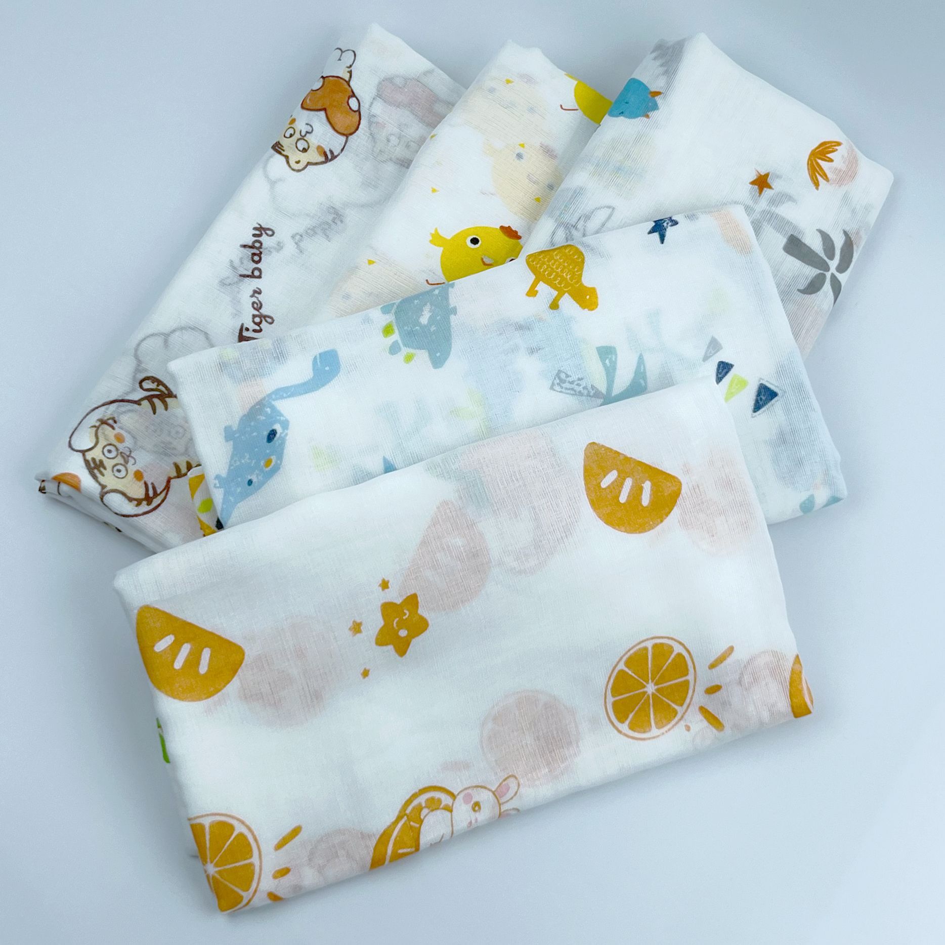 Baby Gauze Wrap Sheet Spring New Born Infant Swaddle Pure Cotton Summer Quilt Delivery Room Breathable and Light Wrap