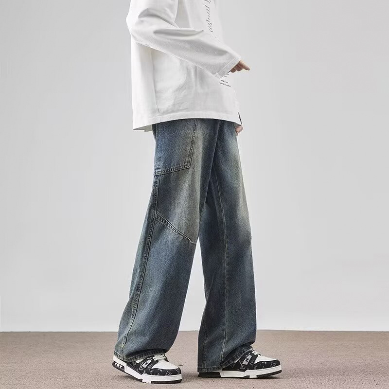 Quality retro spring jeans