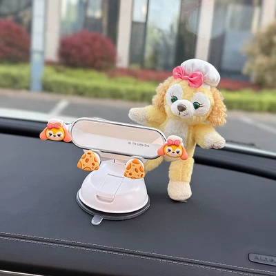 Car phone holder Holder for Dashboard Suction - cheese-cracker-phone-stand-white