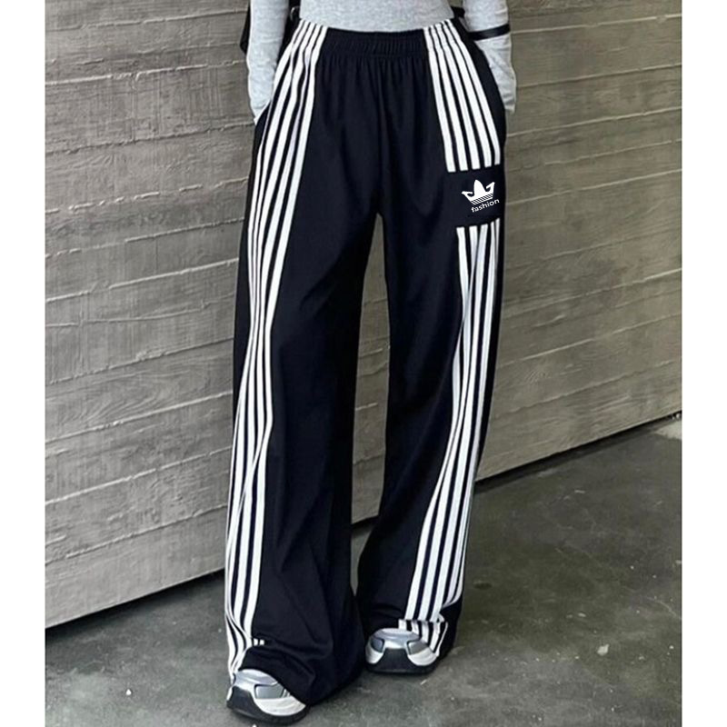 Clover Five-Stripe Pants Unisex Summer Thin Trendy Loose Wide-Leg Pants Sports Casual Pants Clover Five-Stripe Pants Unisex Summer Thin Trendy Loose Wide-Leg Pants Sports Casual Pants