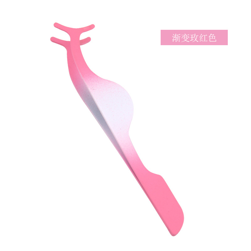 Suministro directo de fábrica rizador de pestañas ayuda de pestañas falsas pinzas de pestañas anti-sacudida de mano arco clip cosmético