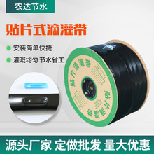农用贴片灌溉滴灌带 订购16内镶贴片式滴灌带 大棚膜下滴灌带
