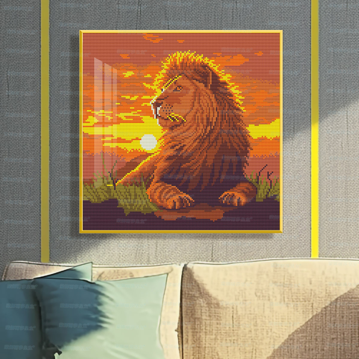 Mona Lisa Real Rey León 2026 nuevo león sala de estar entrada decoración pintura de la habitación de los niños image 3