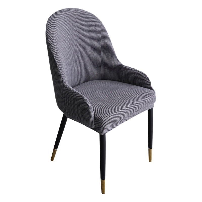 Funda de silla jacquard con diseño de piña curvada informal, funda para sillón doméstico, funda elástica universal a prueba de polvo para las cuatro estaciones