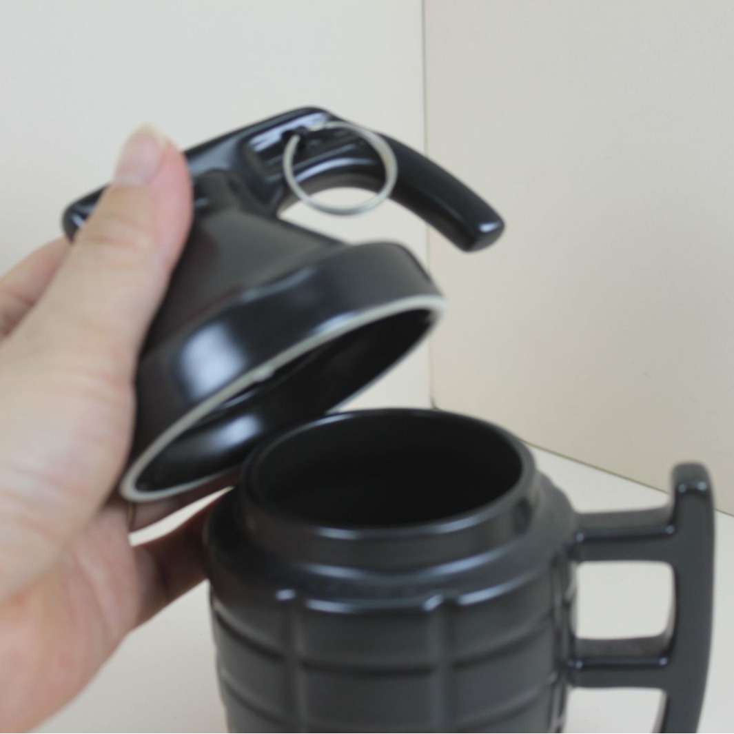Taza de granada personalizada taza de agua creativa taza de gran capacidad taza con tapa taza de cerámica resistente a altas temperaturas taza de menú explosiva