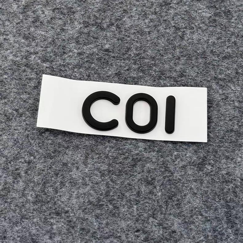 Suitable for the New Leapmotor C01 C11 C10 Car Logo Modification Black Warrior Decorative Sticker Front Logo Rear Lettering