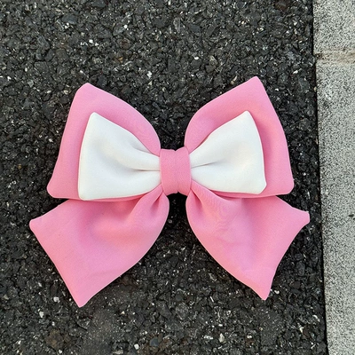 Motosiklet dəbilqələri, Color Splicing to Dream Music - color-matching-bow-pink-and-white
