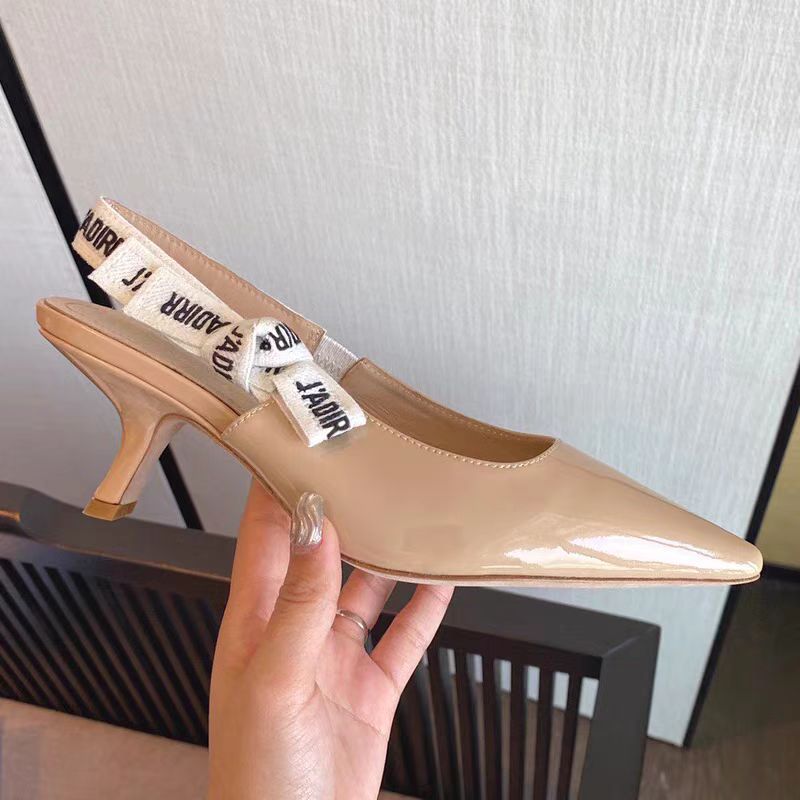 페이턴트 가죽 살구 6.5cm
