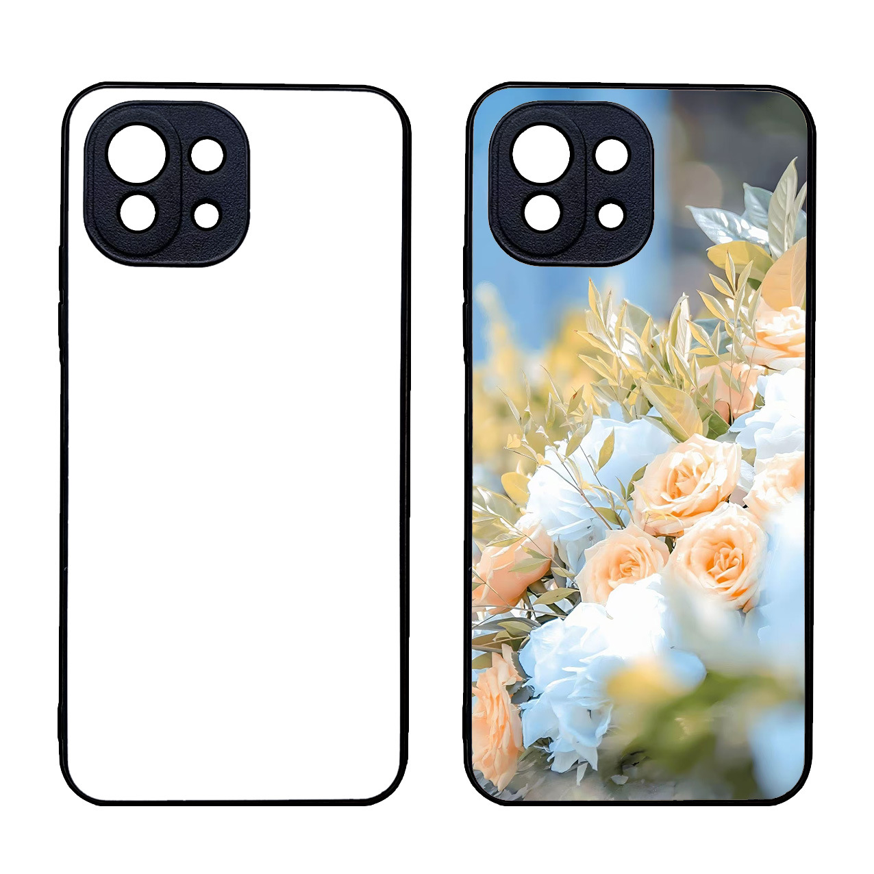 For millet 11lite thermal transfer phone case TPU PC aluminum DIY blank matching consumables 10 sets