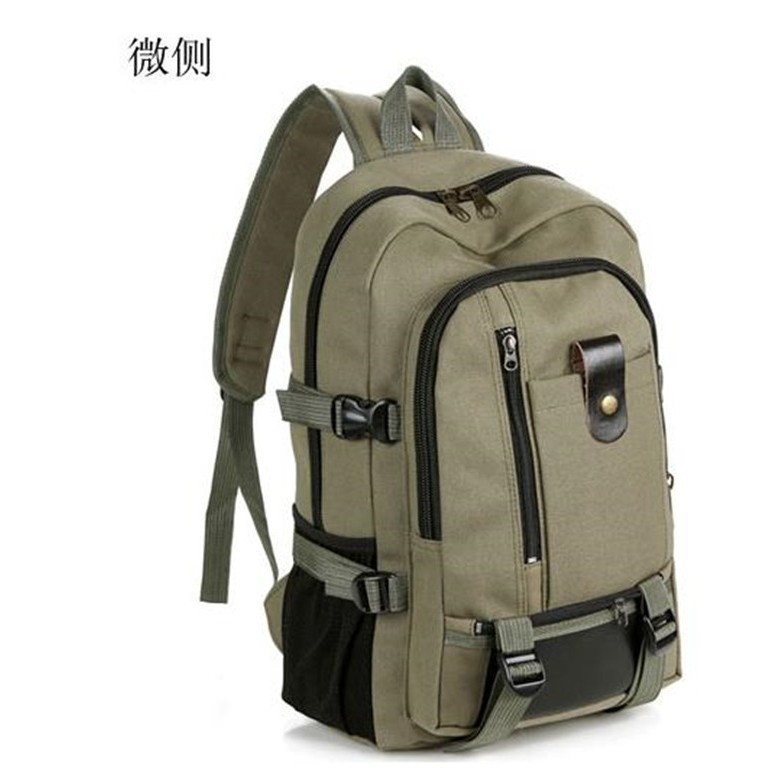 2022 nuevos hombres de ocio mochila de viaje mochila de lona de gran capacidad estudiante mochila al por mayor de una sola pieza de entrega