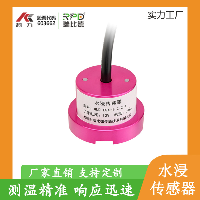 工厂仓库漏水检测器 高精度水浸传感器 智能家居漏水报警探测器