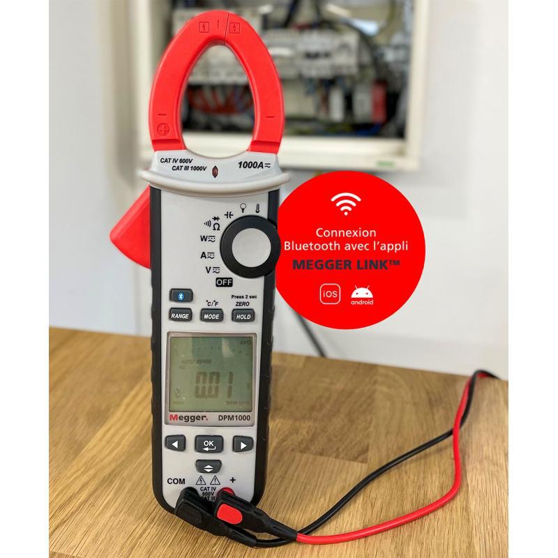 Megger DPM1000数字钳表1000A直流钳形表DPM1000