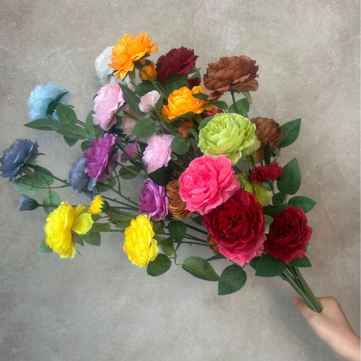 3개의 시뮬레이션된 모란 웨딩 꽃꽂이, 웨딩홀 장식, 웨딩홀 사진 소품, 유럽식 모란 시뮬레이션 꽃