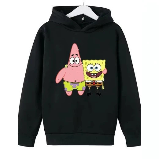 New Children's Cartoon Spongebob Hoodie, Cute and Fashionable Patrick Star Sweater for Outdoor Activities New Children's Cartoon Spongebob Hoodie, Cute and Fashionable Patrick Star Sweater for Outdoor Activities