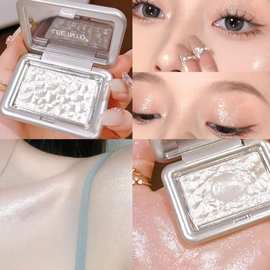 LEEINTO梦境浮波高光粉提亮珠光立体修容腮红粉饼化妆品跨境美妆