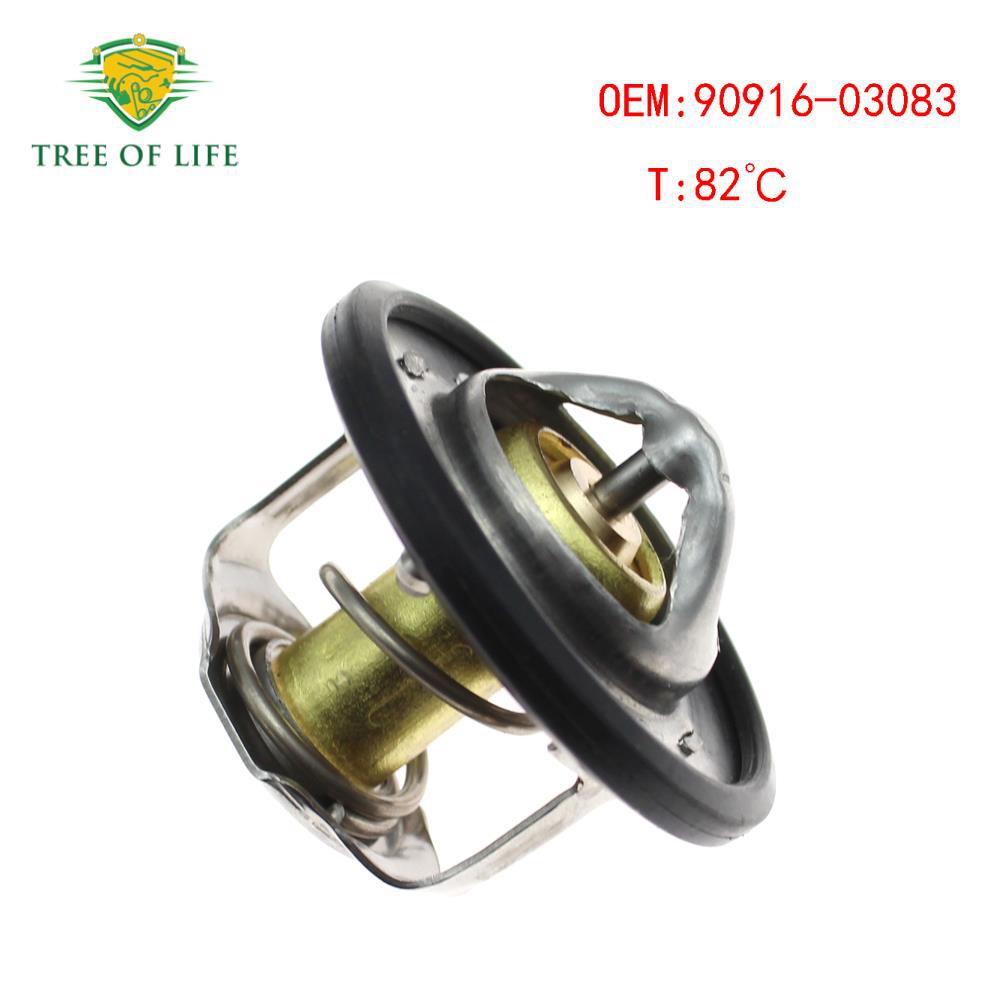 90916 - 03083 Es adecuado para el termostato automático del refrigerante del motor de 82 °C para pickup Toyota