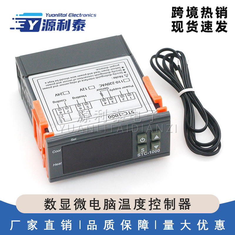 Thermostat Stc-1000 Aquarium Incubation Seafood Machine Electronic Digital Display Microcomputer Temperature Controller Switch Thermostat Stc-1000 Aquarium Incubation Seafood Machine Electronic Digital Display Microcomputer Temperature Controller Switch