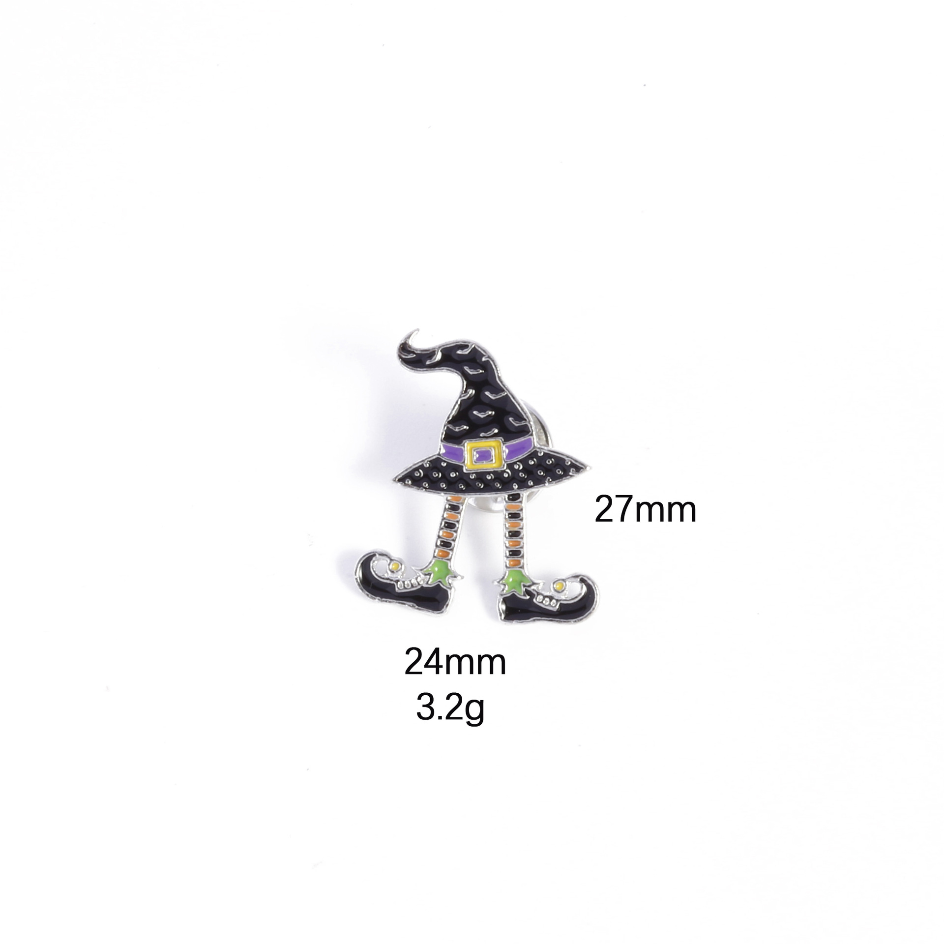 10g Weight Brooches Classification Party, Festival Occasion Zinc alloy Material Halloween Festival Pumpkin, hat, Skull Pattern Unisex Gender Enamel Design Cute, Funny Style Cute Funny Pin Pumpkin Hat Skull Zinc Alloy Enamel Unisex Brooches 10