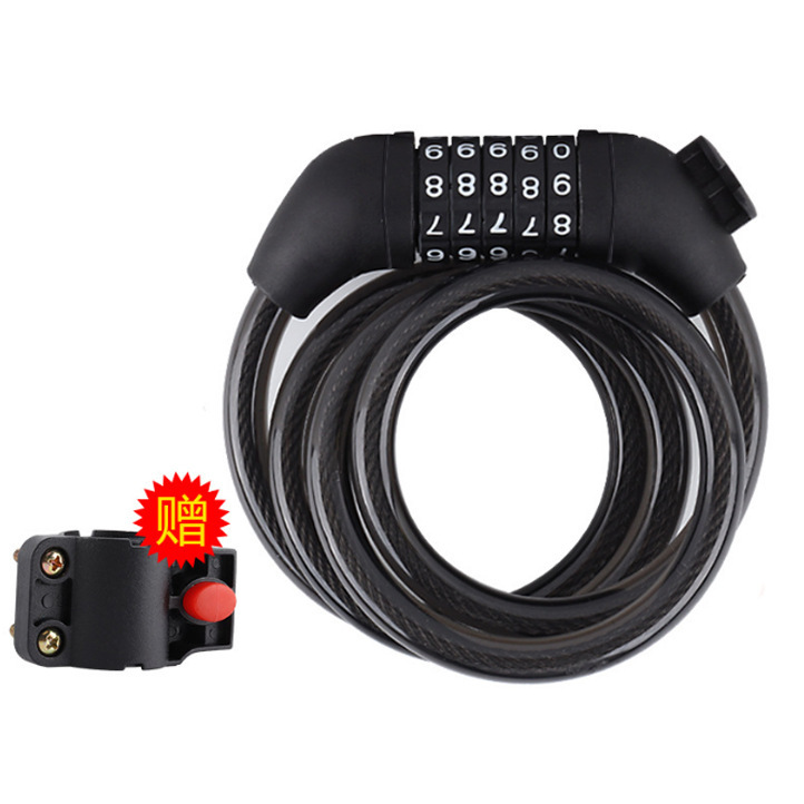 Cerradura antirrobo de bicicleta gruesa con soporte anti-shear cerradura de llave de vehículo eléctrico cerradura de anillo cerradura de bicicleta image 17