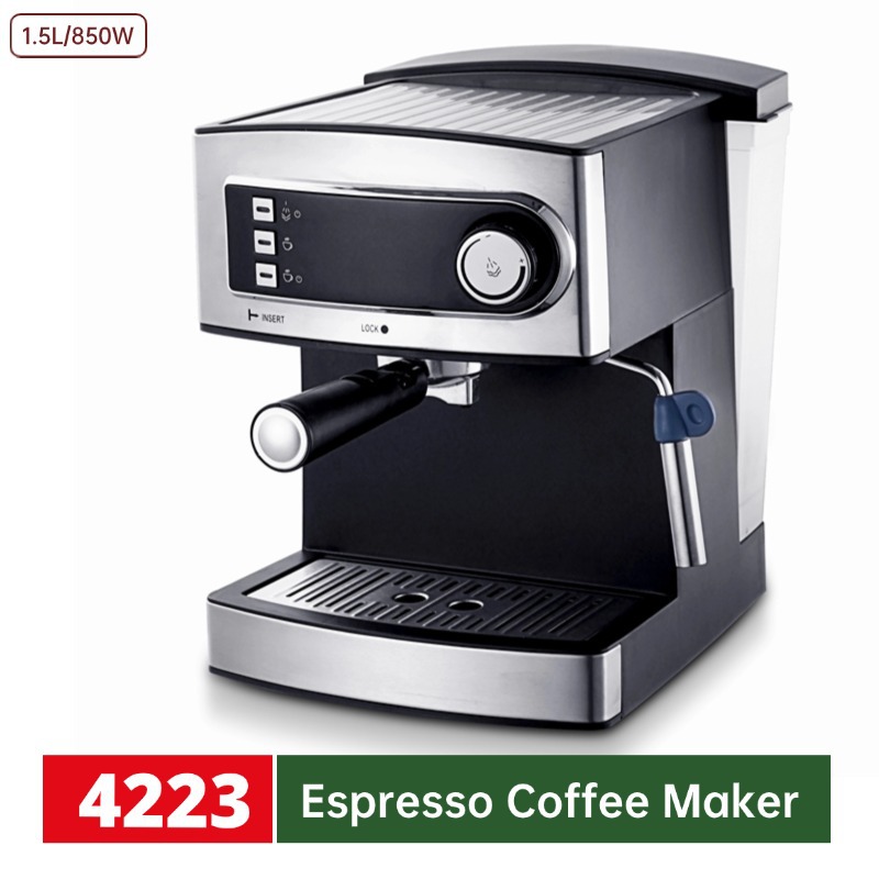 15 bar semiautomático cafetera italiana de alta presión vapor burbuja cafetera de goteo cafetera cappuccino