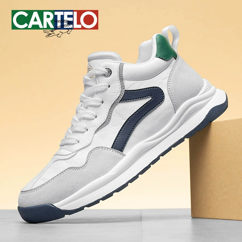 Мужские кроссовки Cardile Crocodile с высоким берцем, повседневные спортивные кроссовки, модная универсальная спортивная обувь для мужчин, осенне-зимняя обувь для мужчин