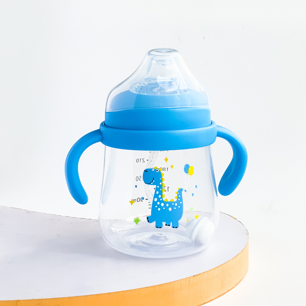 Fabricante de origen Taza de agua para niños Taza de pico de pato Taza de paja Taza de plástico Taza de agua 360 Serie completa de tazas para bebés