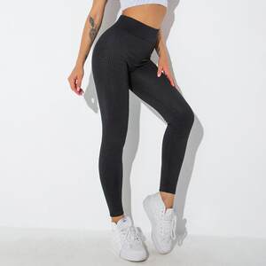 product - wholesale High Waist Print Outerwear Leggings Women Outdoor Running Fitness Sports Yoga Pants - 15