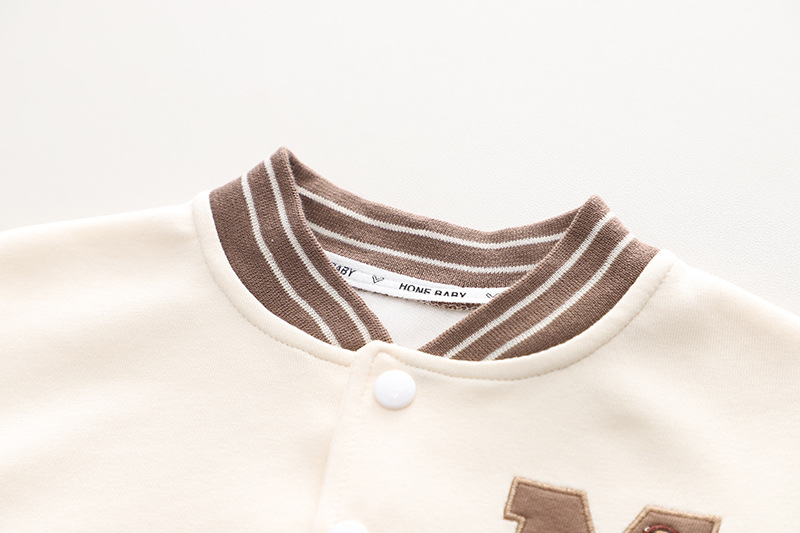 Kannerkleeder Fréijoersnei Artikel Jongen 2 Casual Baseball Kleeder Cardigan Jackett 1-5 Joer al Kanner Cartoon_voghion.com