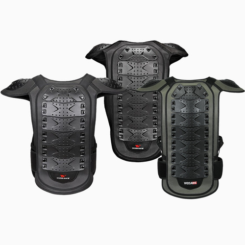 WOSAWE Off-Road Motorcycle Adult Chest and Back Protection Vest for Long-Distance Riding, Skiing, Skateboarding, and Protective Armor Jacket