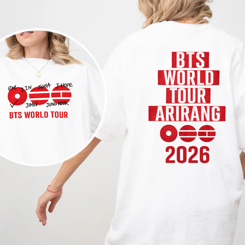 European Size Pure Cotton Bts Shirt Kpop Style Graphic Retro Music Bts Fan T-Shirt European Size Pure Cotton Bts Shirt Kpop Style Graphic Retro Music Bts Fan T-Shirt