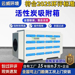 活性炭ペイントスプレードライフィルター排ガス処理環境保護装置ppステンレス鋼二次活性炭吸着タンク