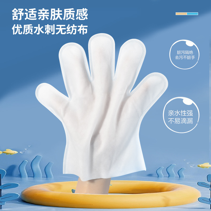 Guantes desechables para mascotas toallitas de limpieza para gatos para perros y gatos jóvenes toallitas sin baño artículos de limpieza en seco