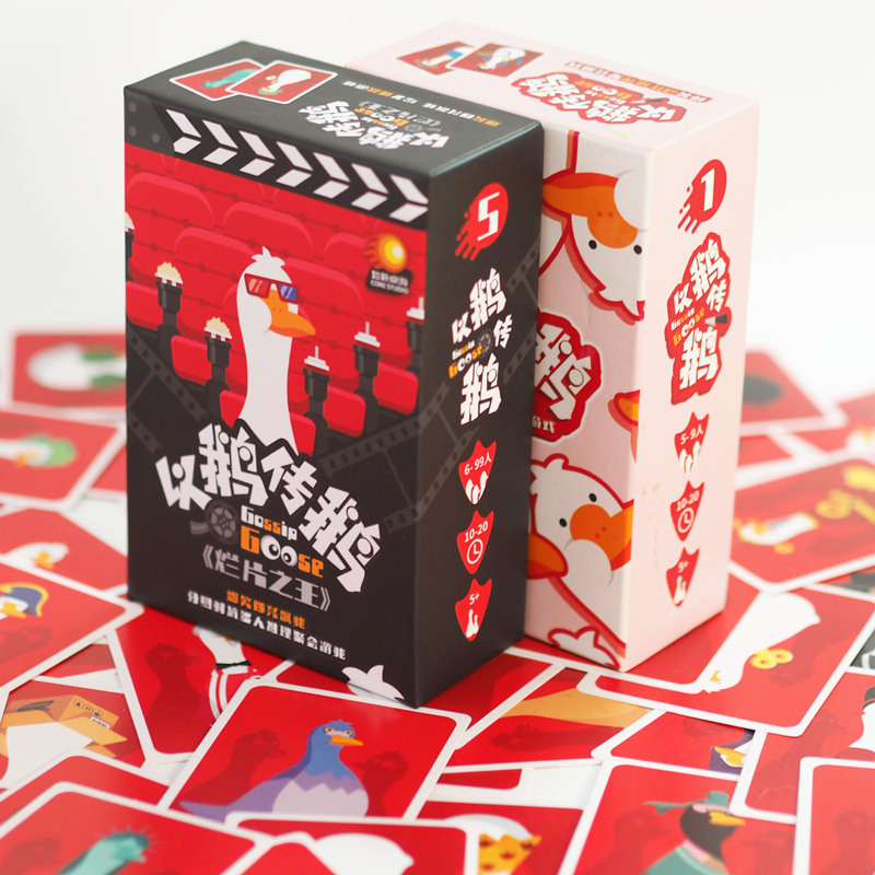 Board Game Goose to Goose 2: Mystery Crime, Fun Party, Team Building, Gag Legend, Casual Card Game, Tabletop Game