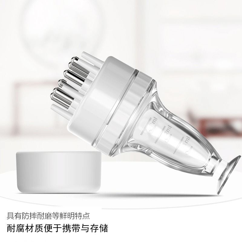 米诺头皮上药器1ml按摩梳便携式大容量固发精油营养液滚珠涂|undefined