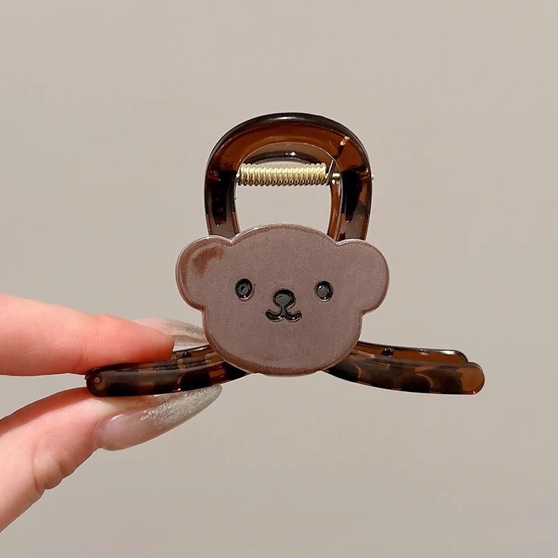 Horquilla de temperamento elegante francés, pinza de tiburón de acrílico para mujer, pinza de agarre grande, accesorios para el cabello, horquilla de sensación de alta calidad al por mayor