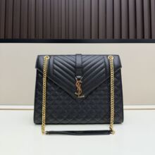 链条菱格腋下单肩包新款SaintLaurent&SLP球纹斜挎包女士包