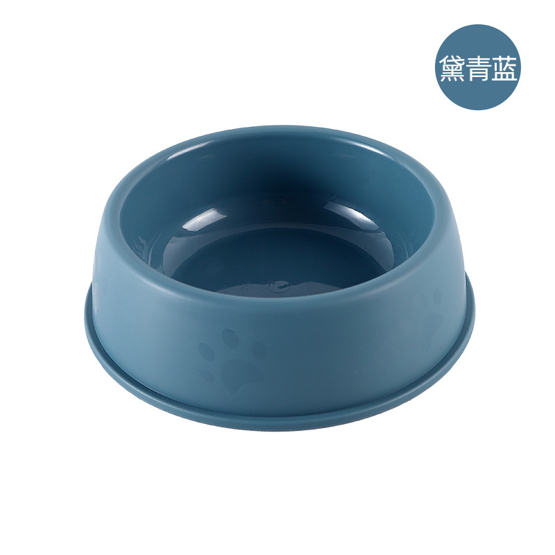 Tazón mate para mascotas personalizado Tazón de perro huellas antideslizantes Tazón de plástico Tazón de mascotas personalizado Tazón de perro logotipo