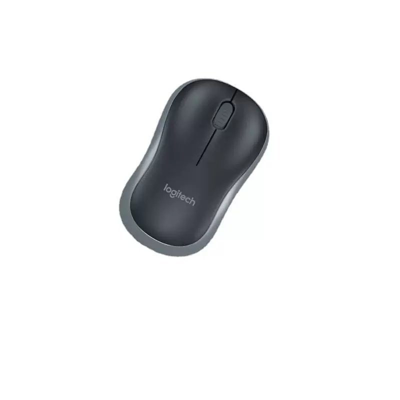 Соответствующая беспроводная офисная мышь Logitech M185/M186 фотоэлектрическая мышь с приёмником 2.4G серый край