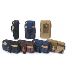 Mobile phone bag men's waist bag construction site multi-functional belt mobile phone case horizontal style vertical style middle-aged and elderly coin purse wholesale